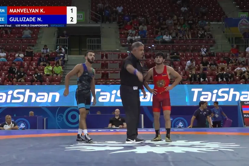World championship: Azerbaijani wrestler through to finals after beating Armenian rival
