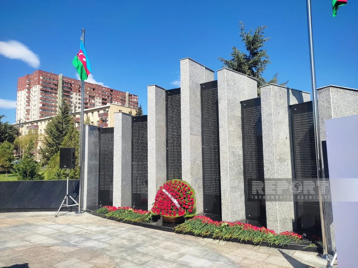 Bakıda 301 şəhidin ad-soyadı həkk olunan Memorial Kompleks ucaldılıb