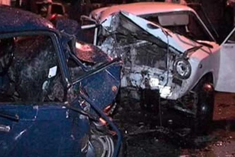 ​Ağcabədidə üç avtomobil toqquşub: xəsarət alanlar var
