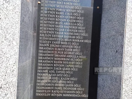 Bakıda 301 şəhidin ad-soyadı həkk olunan Memorial Kompleks ucaldılıb