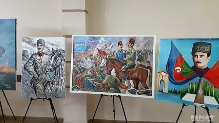 Bakının erməni-daşnak qüvvələrinin işğalından azad olunmasının 101 illiyinə həsr edilmiş sərgi keçirilib