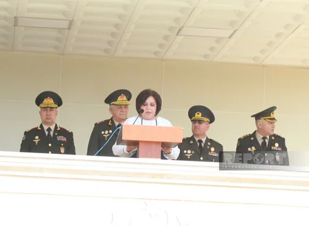 Cəmşid Naxçıvanski adına Hərbi Liseydə kursantların növbəti buraxılış mərasimi olub