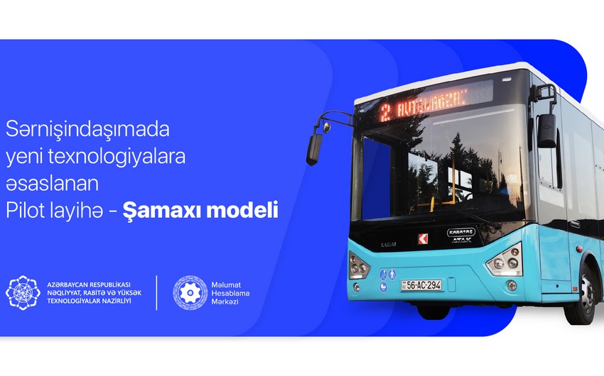 Şamaxıda nəqliyyatda nağdsız ödənişə dair pilot layihənin icrasına başlanılıb