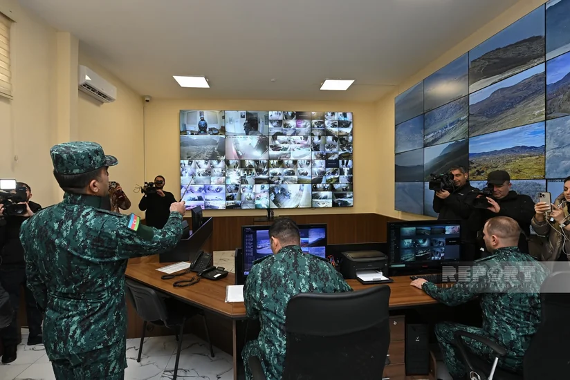 Qazaxın işğaldan azad olunan kəndləri kameralar vasitəsi ilə müşahidə olunur