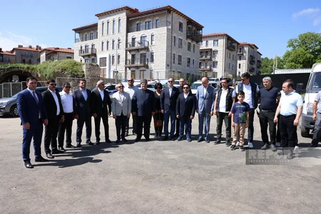 32 ildən sonra ilk dəfə Şuşaya köçürülmüş sakinlər üçün qurbanlar kəsilib