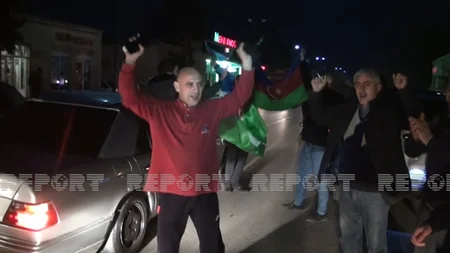 Жители Кюрдемира восторженно встретили весть о победе