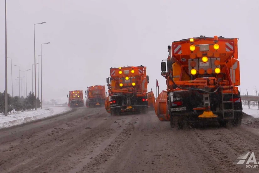 Azərbaycanın avtomobil yollarındakı son vəziyyət açıqlanıb