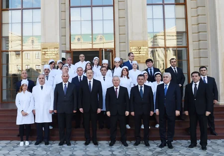 Prezident İlham Əliyev “Baytarlıq şəhərciyi”nin açılışında iştirak edib