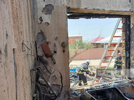 Naxçıvanın Əliabad qəsəbəsində yanğın olub