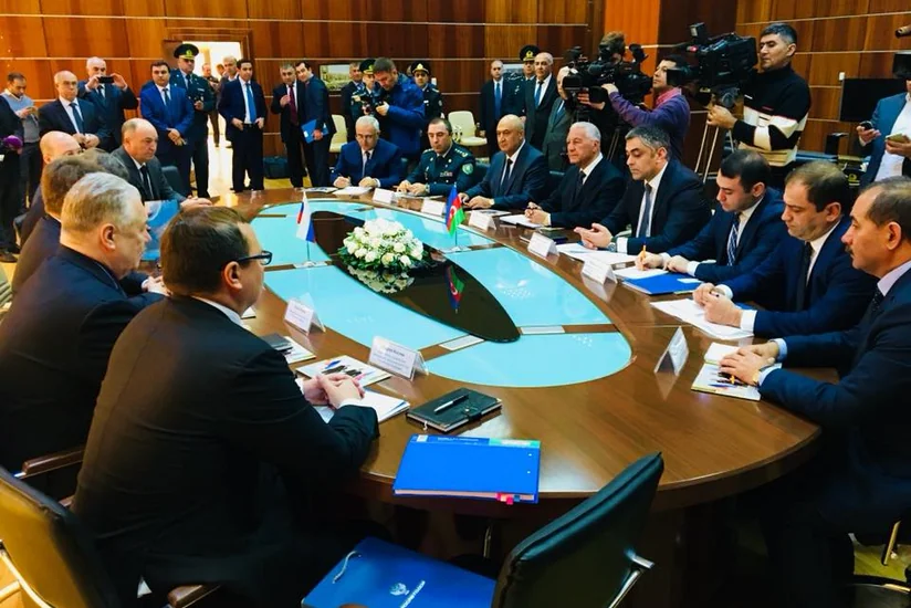 Samur çayı üzərində salınacaq yeni avtomobil körpüsünün təməli qoyulub
