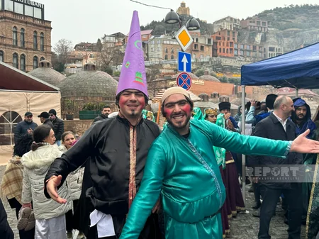 Tbilisinin meri Novruz tədbirlərinə qatılıb