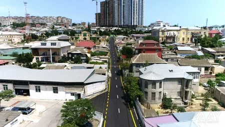 Bakının Xətai rayonunda 5 küçə təmir olunub