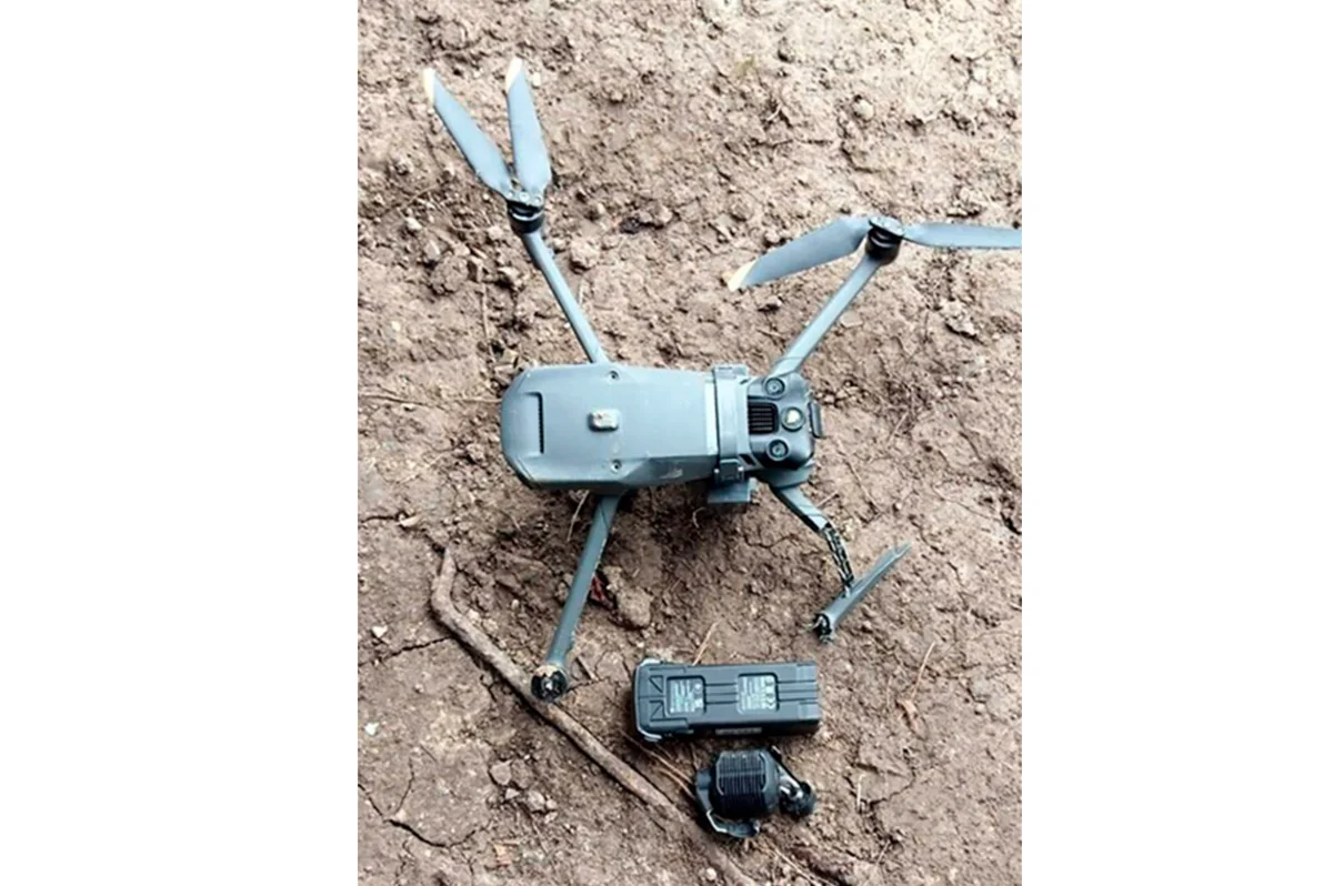 Quadcopter of Armenian armed forces' formations captured