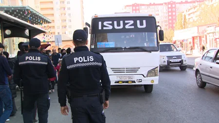 Abşeronda ictimai nəqliyyatda maska taxmayan sürücü və sərnişin cərimələnib