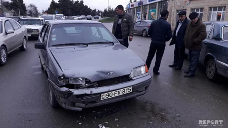 В Кюрдемире произошло ДТП