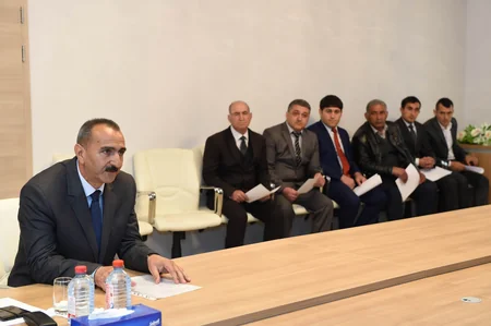 Azad Rəhimov Biləsüvarda vətəndaşları qəbul edib