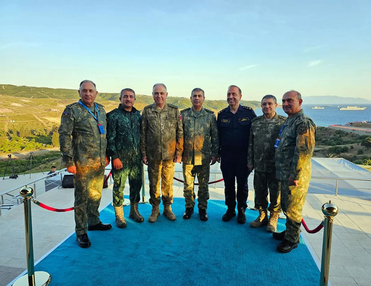 Müdafiə Nazirliyinin rəhbər heyəti Türkiyədə Doğanbey təlim sahəsində olublar