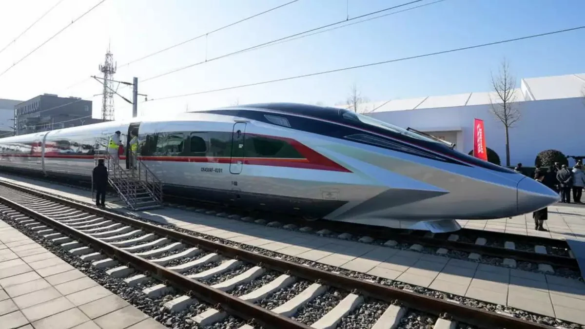 World's fastest high-speed train undergoes extensive testing in China
