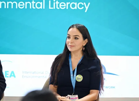 Leyla Aliyeva participates in discussions on youth environmental literacy at COP29