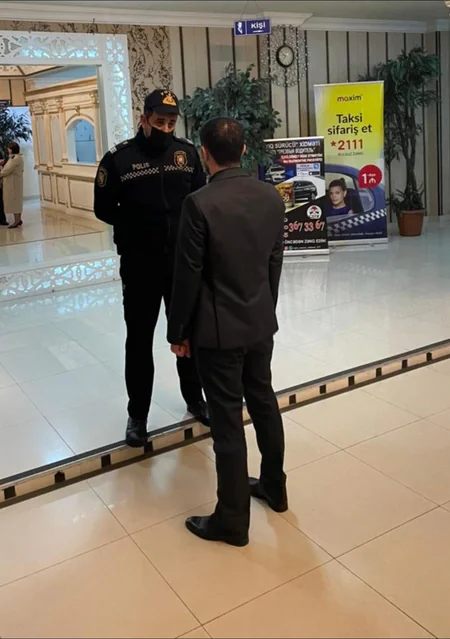 DİN: COVID-19 pasportu olmayan mərasim yerlərinə polis qrupları cəlb edilib