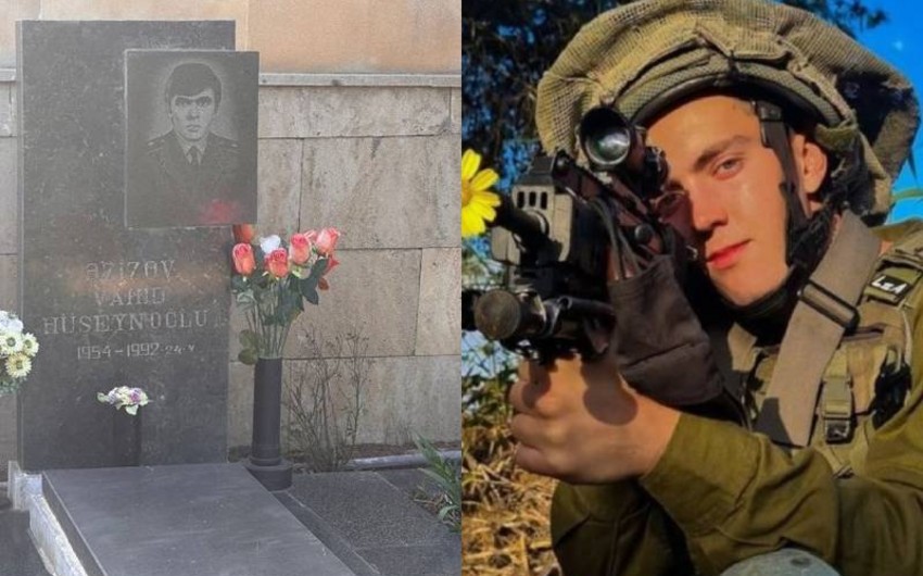 Israeli Embassy: Grandfather of soldier killed in battles with Hamas - martyr of Karabakh war