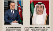Ceyhun Bayramov BƏƏ-nin xarici işlər naziri ilə regional məsələləri müzakirə edib