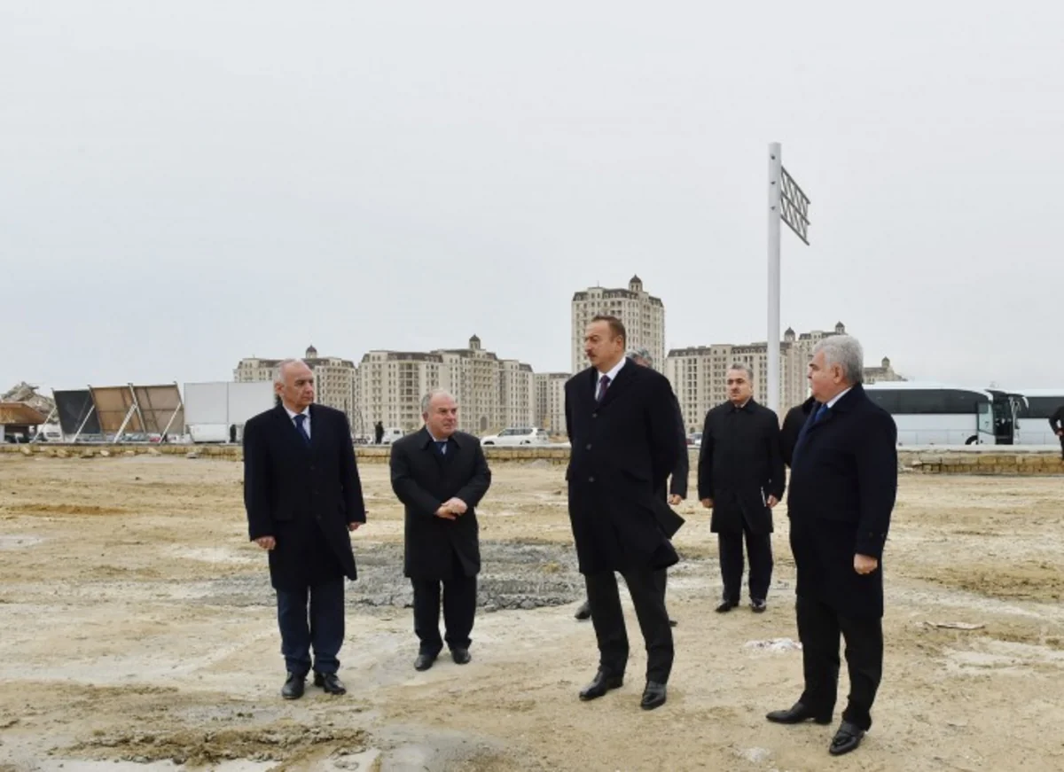 President Ilham Aliyev reviews preparation for First European Games