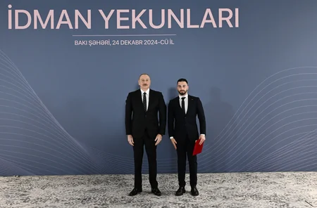 Prezident İlham Əliyev 2024-cü ilin idman yekunlarına həsr olunan mərasimdə iştirak edib - YENİLƏNİB