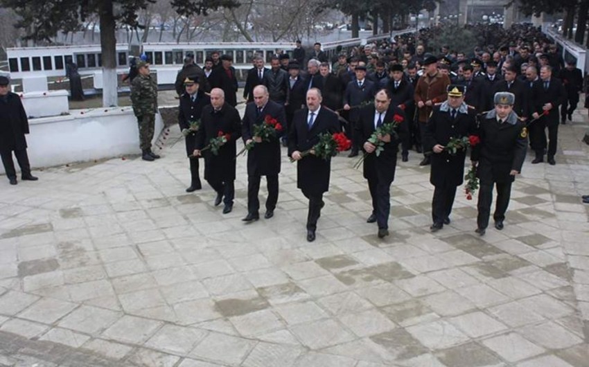 Cəlilabadda 20 Yanvar faciəsinin ildönümü ilə bağlı anım mərasimi keçirilib - FOTO