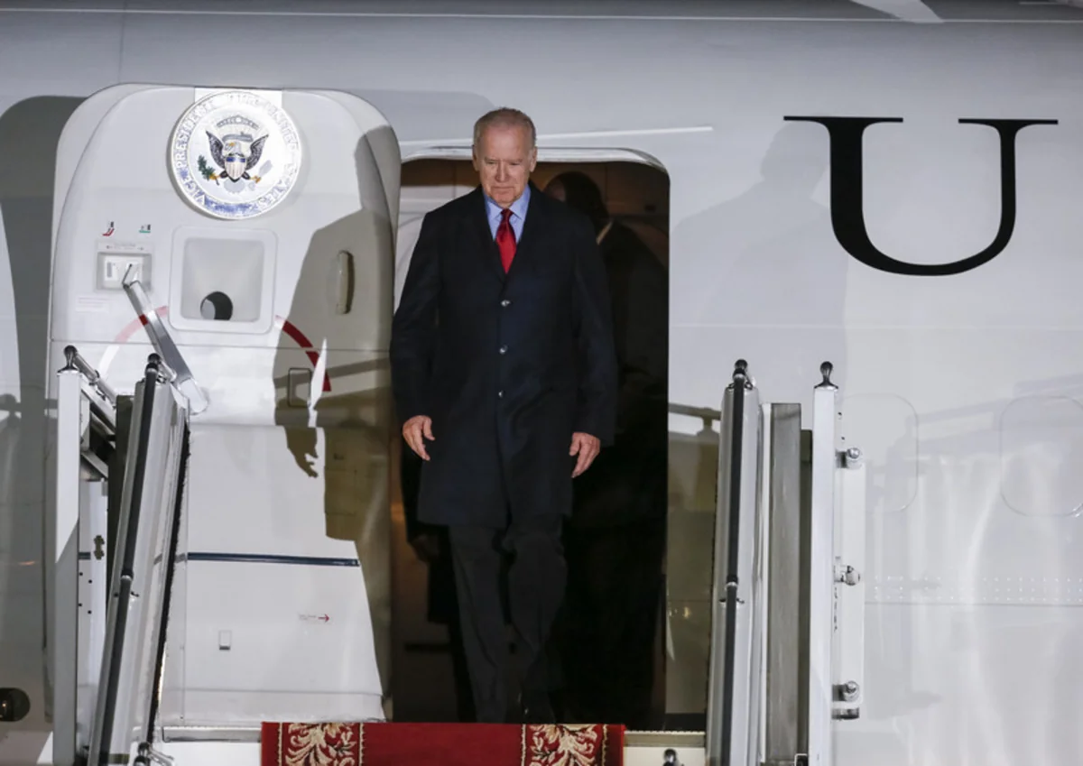 Джо Байден прибыл в Украину