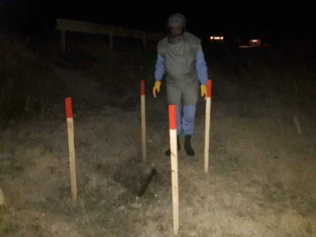 Füzuli rayonunda minaatan mərmisi aşkar olunub