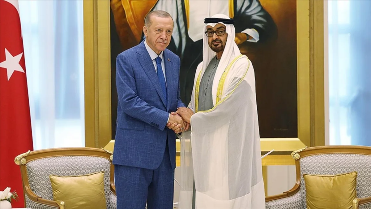 Turkish and UAE Presidents hold one-on-one meeting 