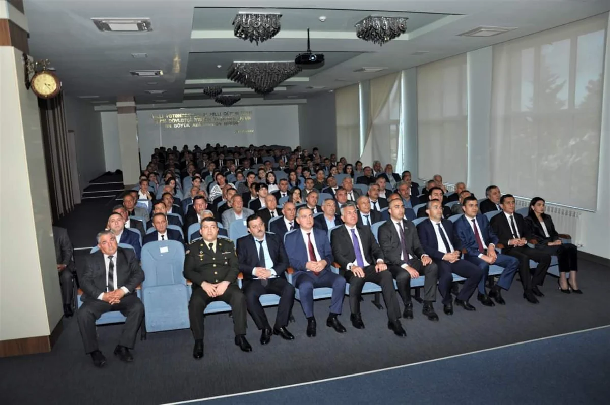 Biləsuvarda Heydər Əliyev İli çərçivəsində konfrans keçirilib