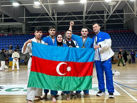 Azərbaycan karateçiləri Avropa çempionatında 3 qızıl və 1 gümüş qazanıblar
