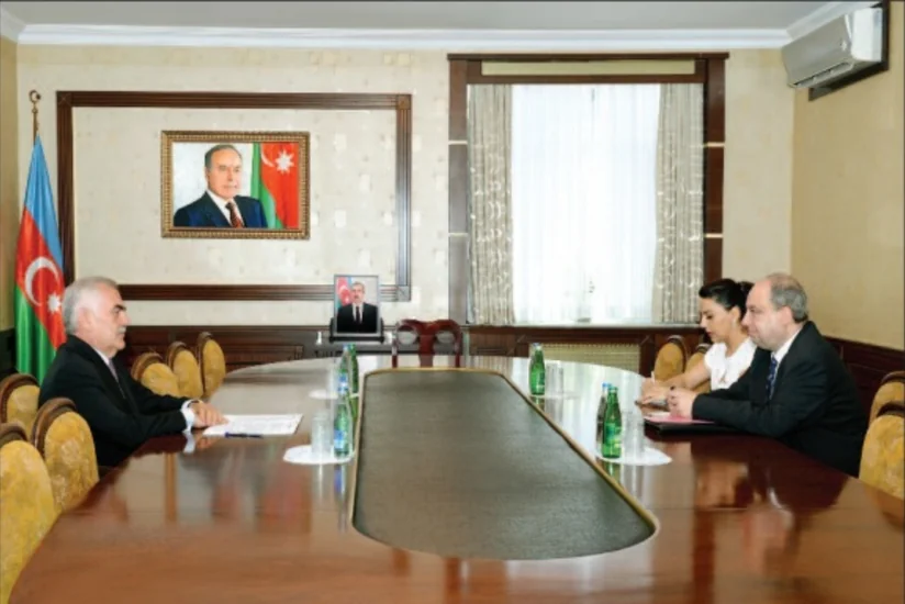 Vasif Talıbov Belçikanın ölkəmizdəki fövqəladə və səlahiyyətli səfiri ilə görüşüb