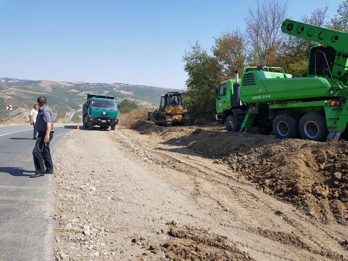 Muğanlı-İsmayıllı yolunda təmir-bərpa işləri aparılır