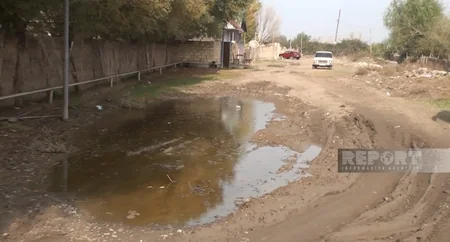 Sabirabadın Çığırğan kəndinin yolları bərbad vəziyyətə düşüb