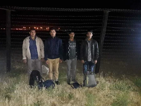Azərbaycan ərazisindən qanunsuz yolla İrana keçmək istəyən 4 banqladeşli tələbə saxlanılıb