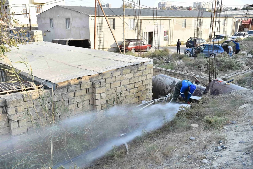 Bakının Binəqədi rayonunda sudan qanunsuz istifadə halları aşkarlanıb