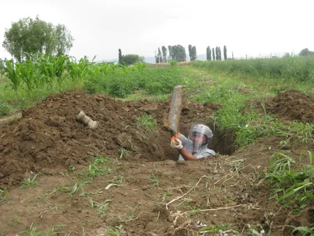 ANAMA cəbhəyanı bölgələrdə 3 ədəd partlamamış hərbi sursat aşkar edib