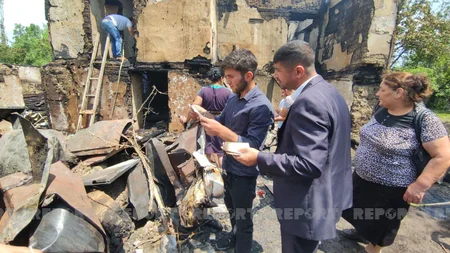 Qubada evdə qaz balonu partlayıb, 85 yaşlı qadın yanaraq ölüb - YENİLƏNİB