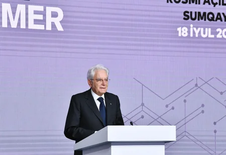 Azerbaijani and Italian presidents attend polypropylene plant built within 'SOCAR Polymer' project