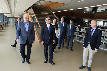 Dini Komitənin sədri İstanbul müftisi ilə görüşüb