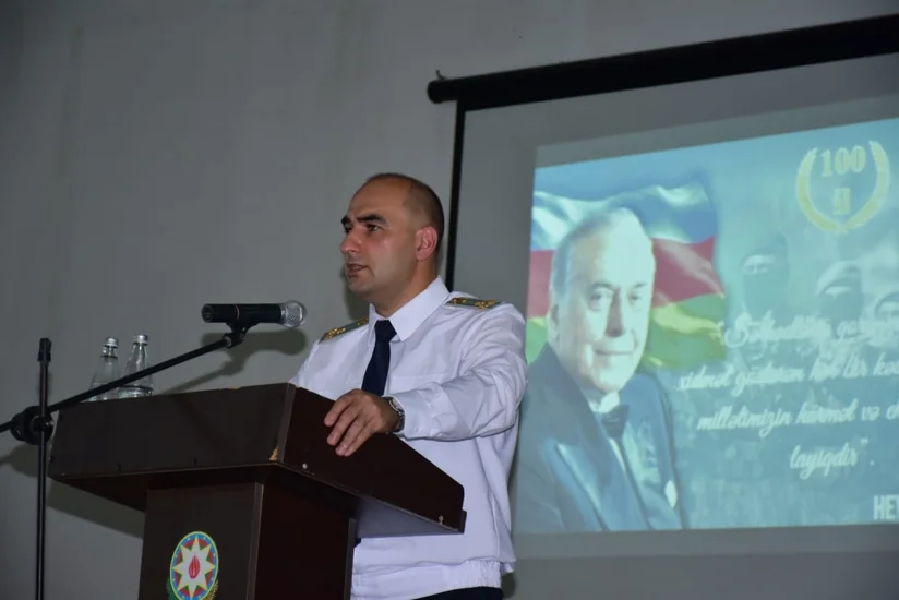 Hərbi Prokurorluq DSX ilə birgə Ulu Öndərin 100 illik yubileyi münasibəti ilə tədbirlər keçirib
