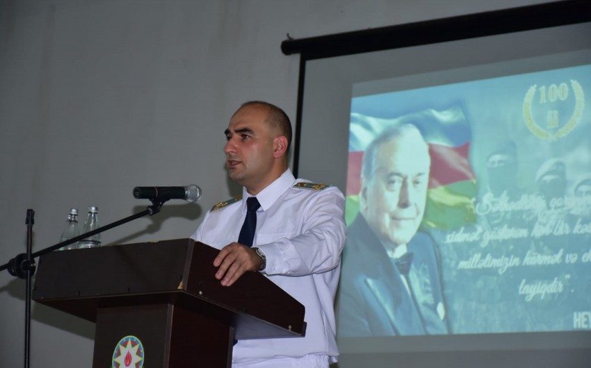 Hərbi Prokurorluq DSX ilə birgə Ulu Öndərin 100 illik yubileyi münasibəti ilə tədbirlər keçirib