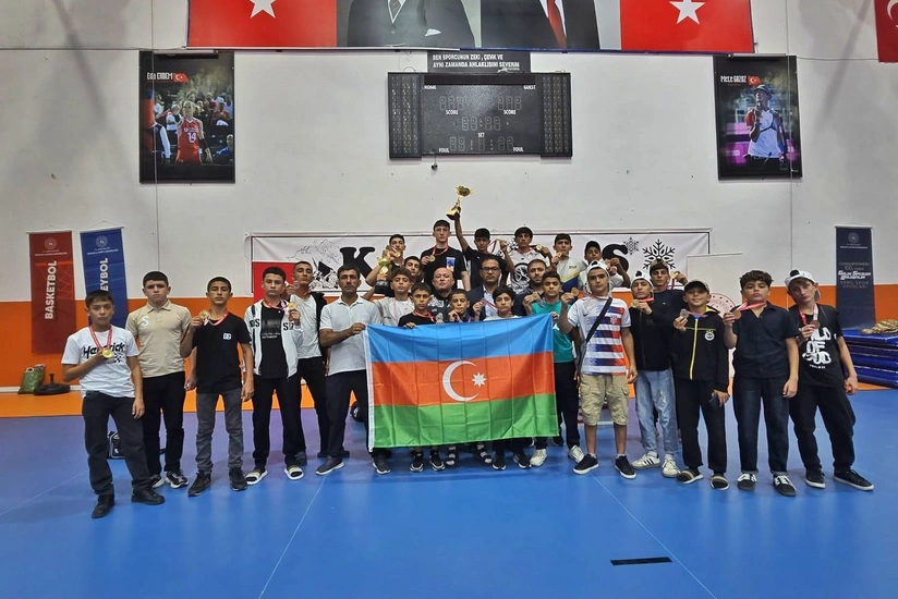 Naxçıvanlı güləşçilər Türkiyədə keçirilən “Ani Cup” turnirində 17 qızıl medal qazanıblar