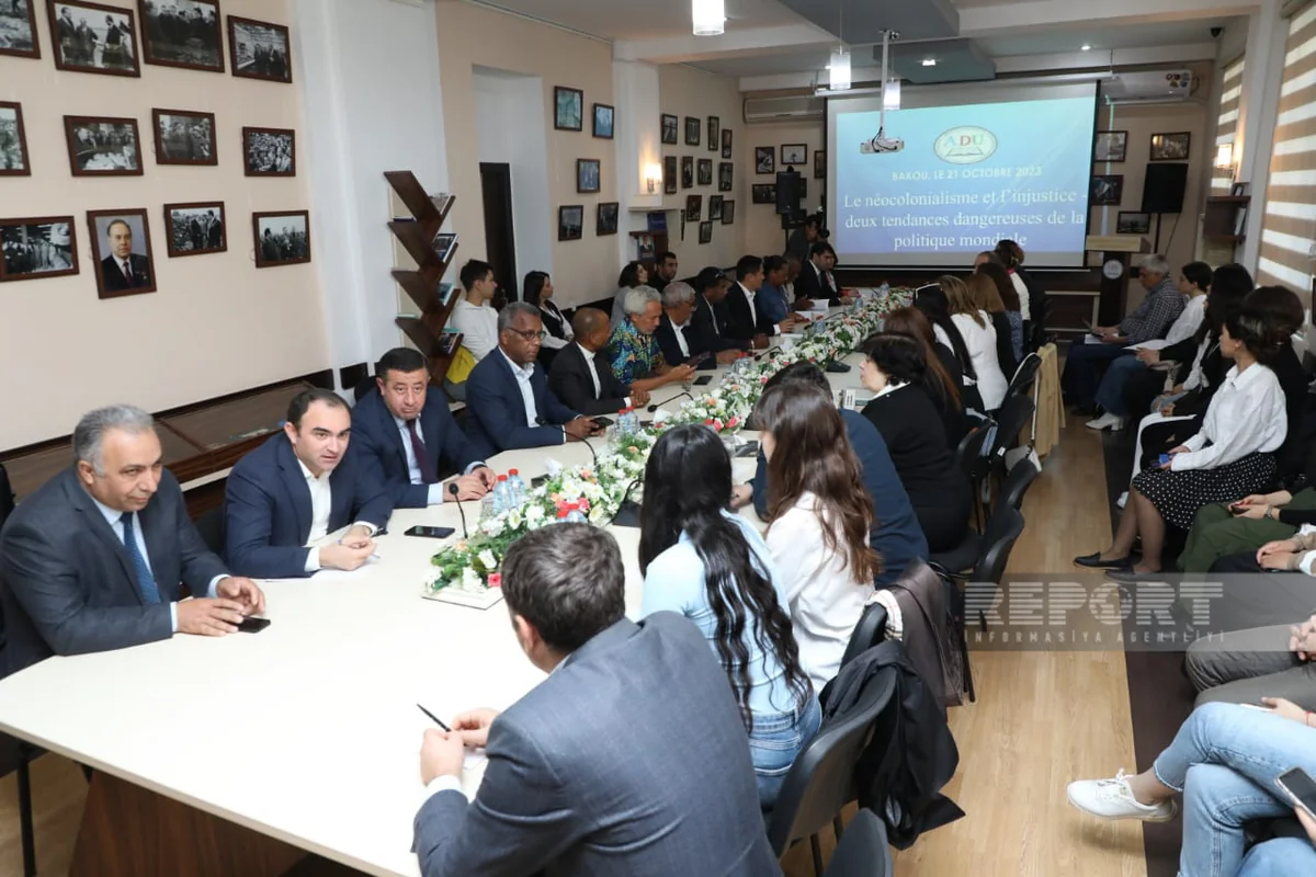 Bakıda Neokolonializm və ədalətsizlik: iki dünyəvi təhlükəli tendensiya” mövzusunda tədbir keçirilib