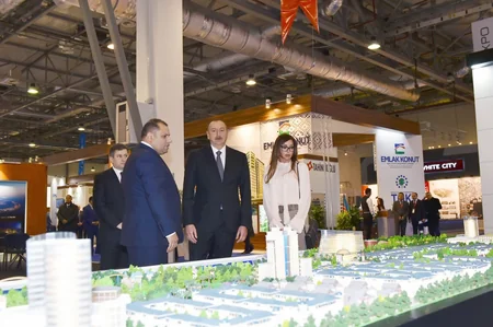 President Ilham Aliyev visits International Real Estate and Investment Exhibition