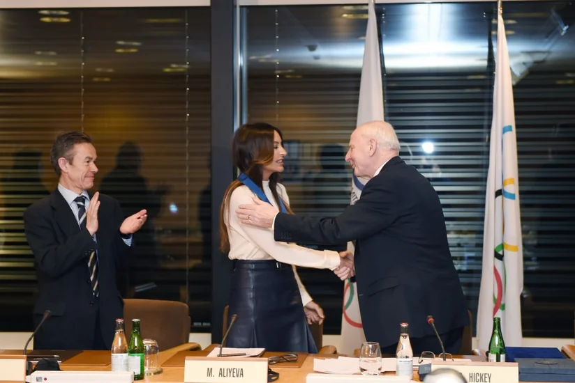 Mehriban Əliyeva Avropa Olimpiya Komitələrinin Ali Ordeni ilə mükafatlandırılıb