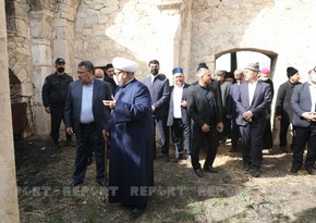Ağdamda səfərdə olan din xadimləri Qiyaslı məscidində olublar